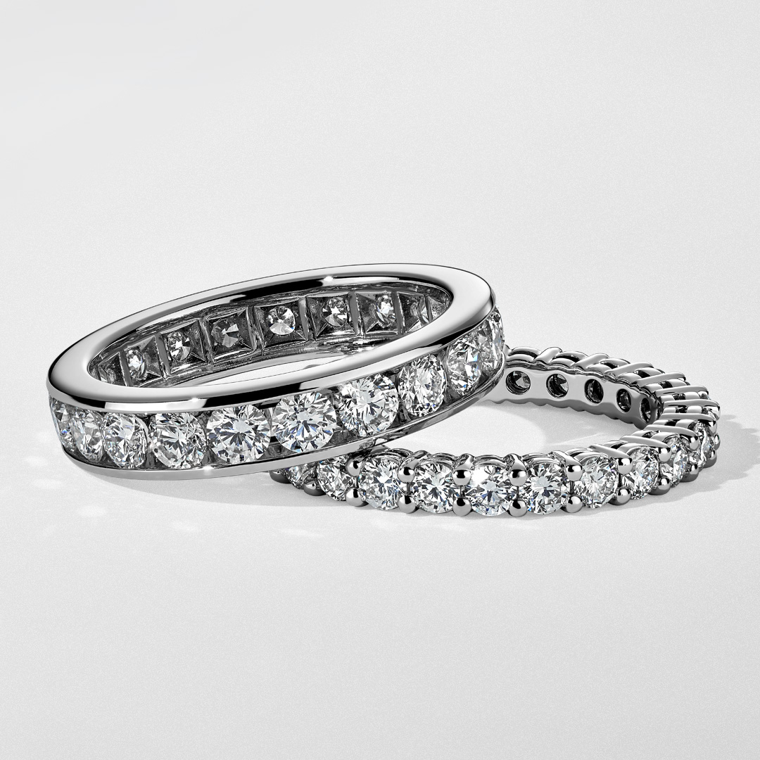 One carat eternity band online